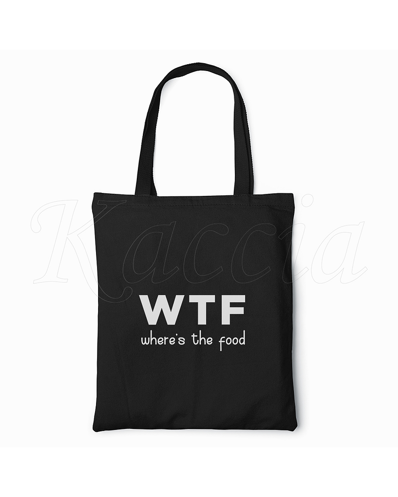 Saco Tote Bag WTF