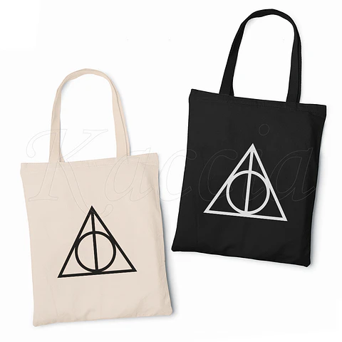 Saco Tote Bag Relíquias da Morte
