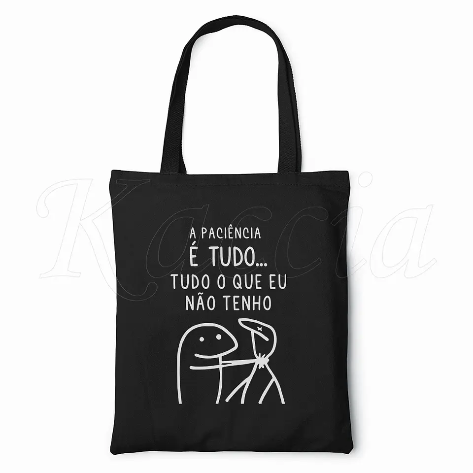 Saco Tote Bag Sem Paciência Flork 3