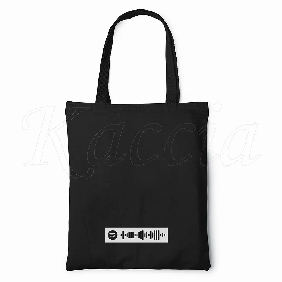 Saco Tote Bag Personalizado Spotify Code 3