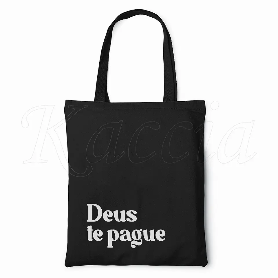 Saco Tote Bag Deus te pague 3