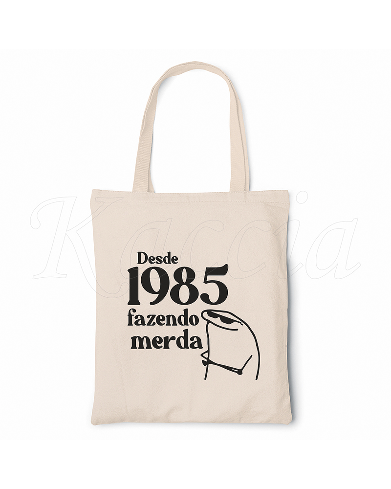 Saco Tote Bag Personalizável Fazendo M*rda