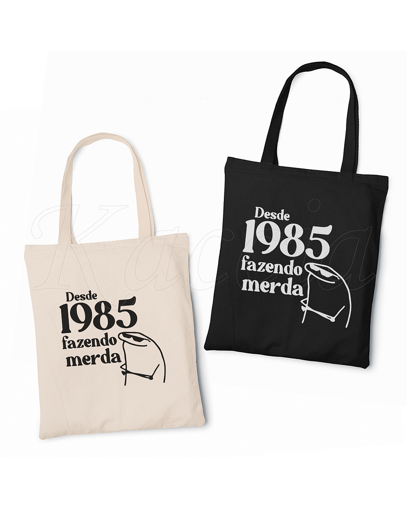 Saco Tote Bag Personalizável Fazendo M*rda