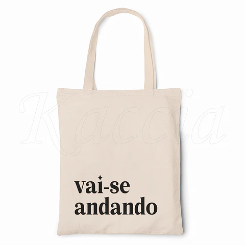 Saco Tote Bag Vai-se Andando
