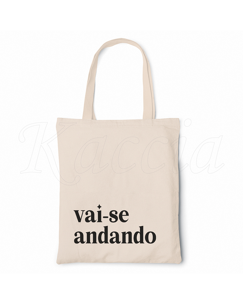 Saco Tote Bag Vai-se Andando