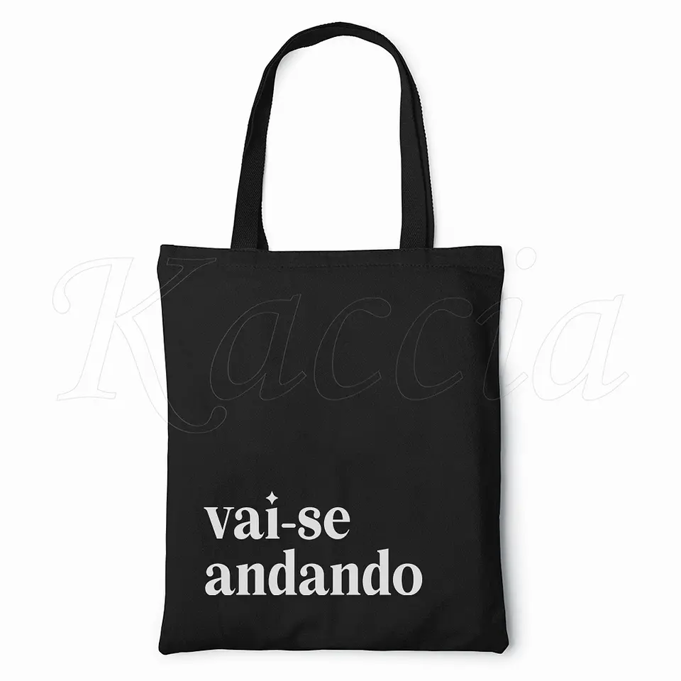 Saco Tote Bag Vai-se Andando 3