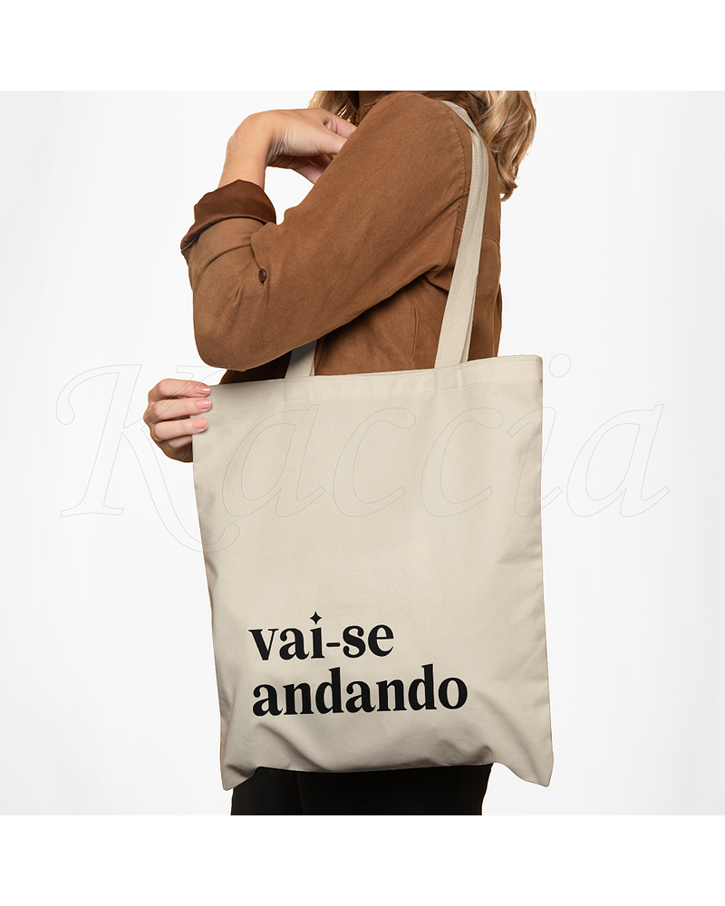 Saco Tote Bag Vai-se Andando