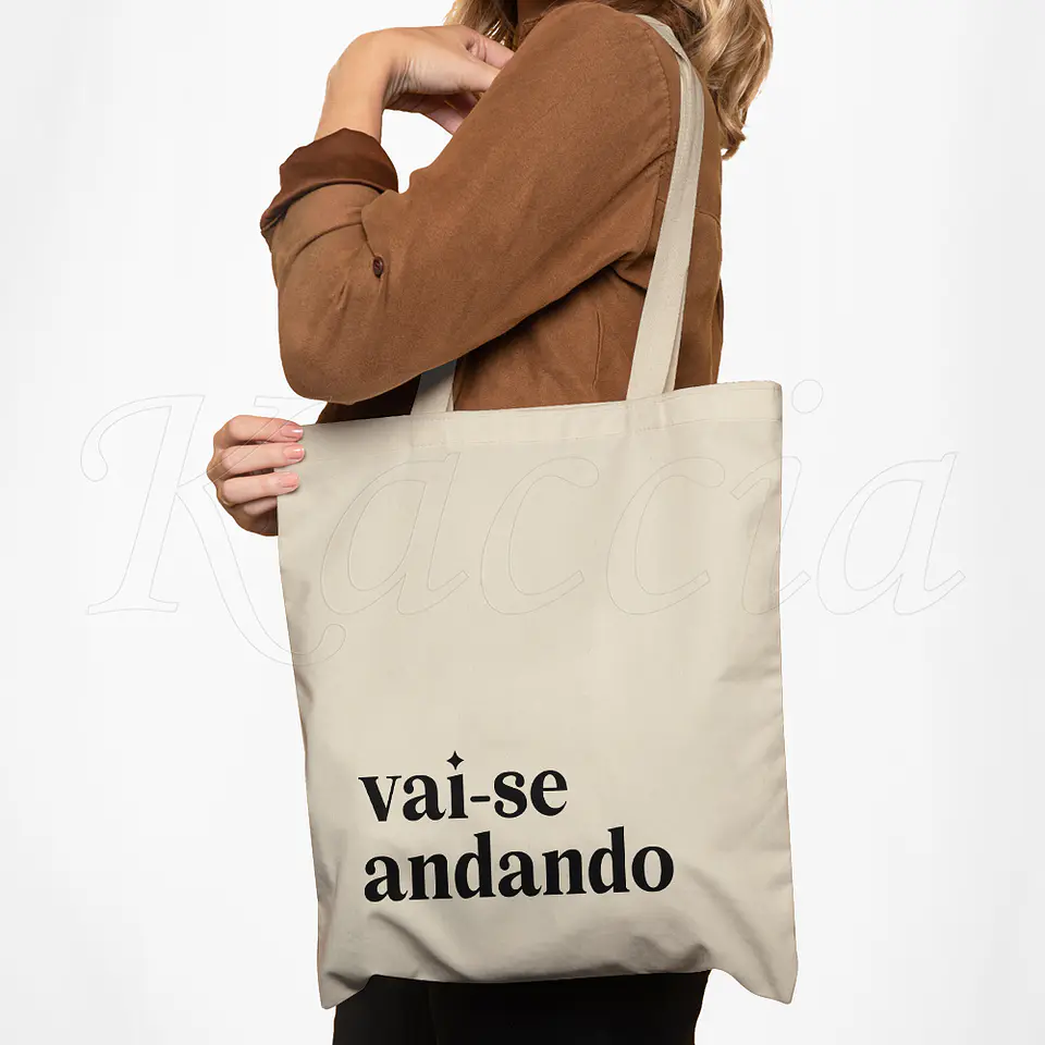 Saco Tote Bag Vai-se Andando 4
