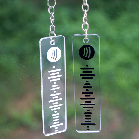 Porta-chaves Spotify Code Acrílico Personalizado