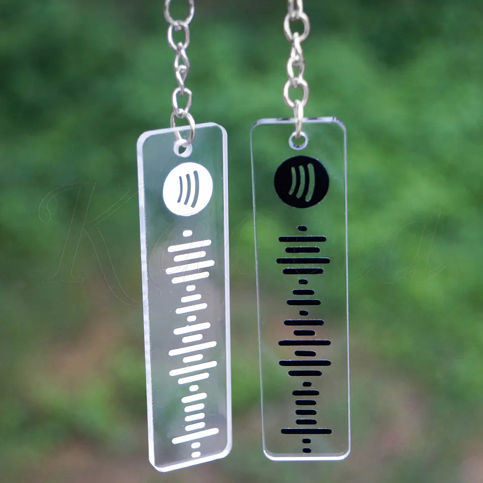 Porta-chaves Spotify Code Acrílico Personalizado 2