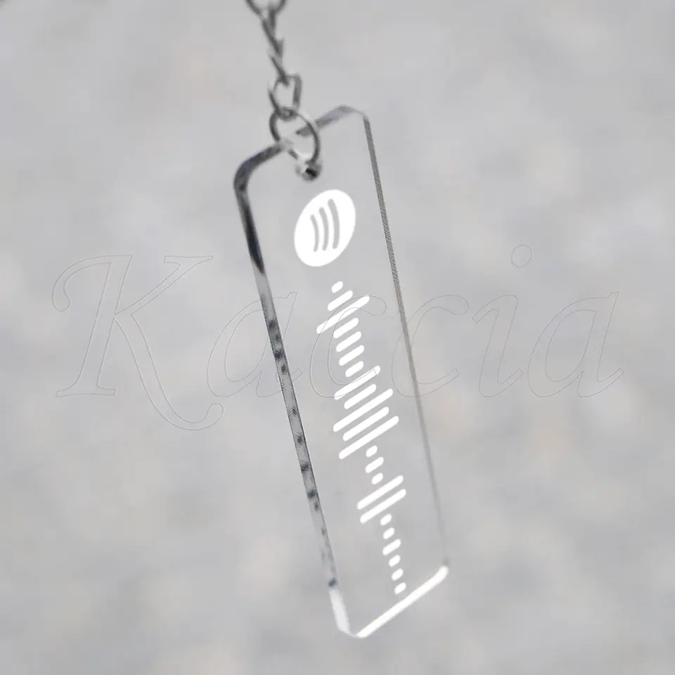 Porta-chaves Spotify Code Acrílico Personalizado 4