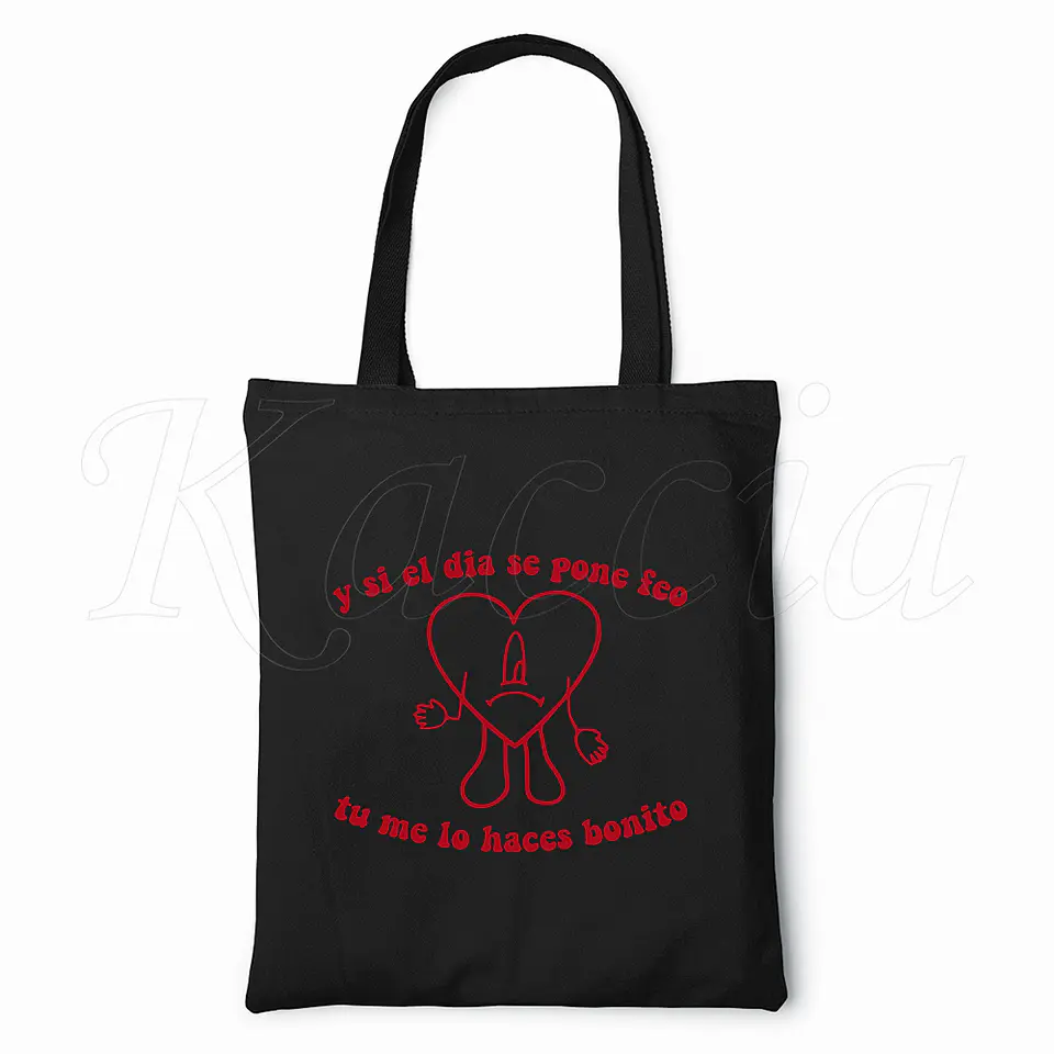 Saco Tote Bag Benito Bad Bunny Bonito 3