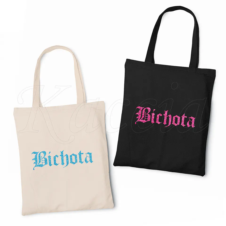 Saco Tote Bag Bichota Glitter 1