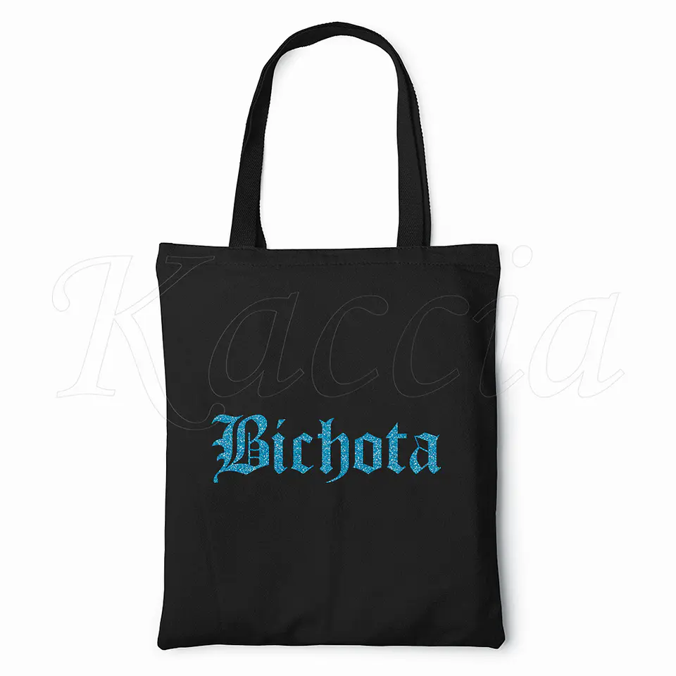 Saco Tote Bag Bichota Glitter 4