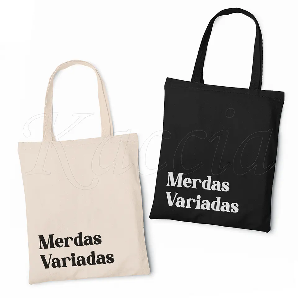 Saco Tote Bag Merdas Variadas 1