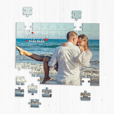 Puzzle Personalizado com Foto e Frase