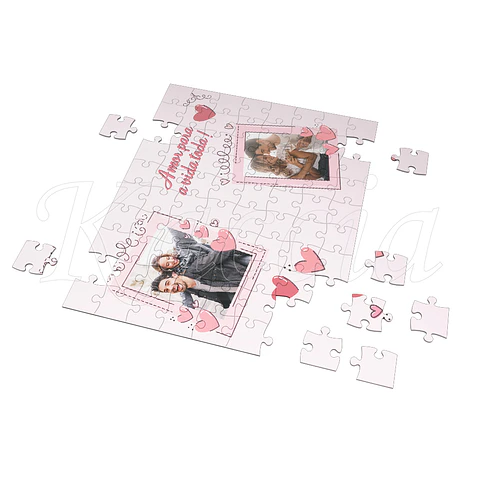 Puzzle Personalizado com Fotos Pinky