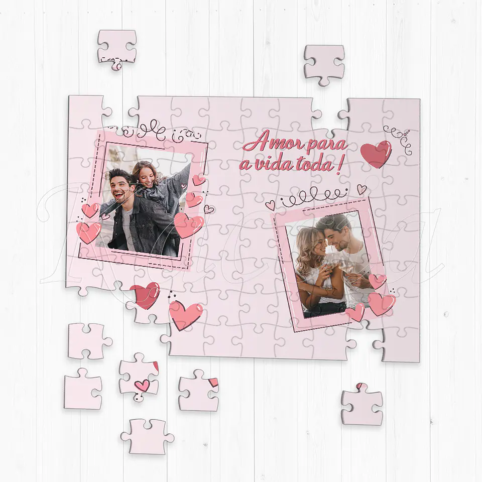 Puzzle Personalizado com Fotos Pinky 1