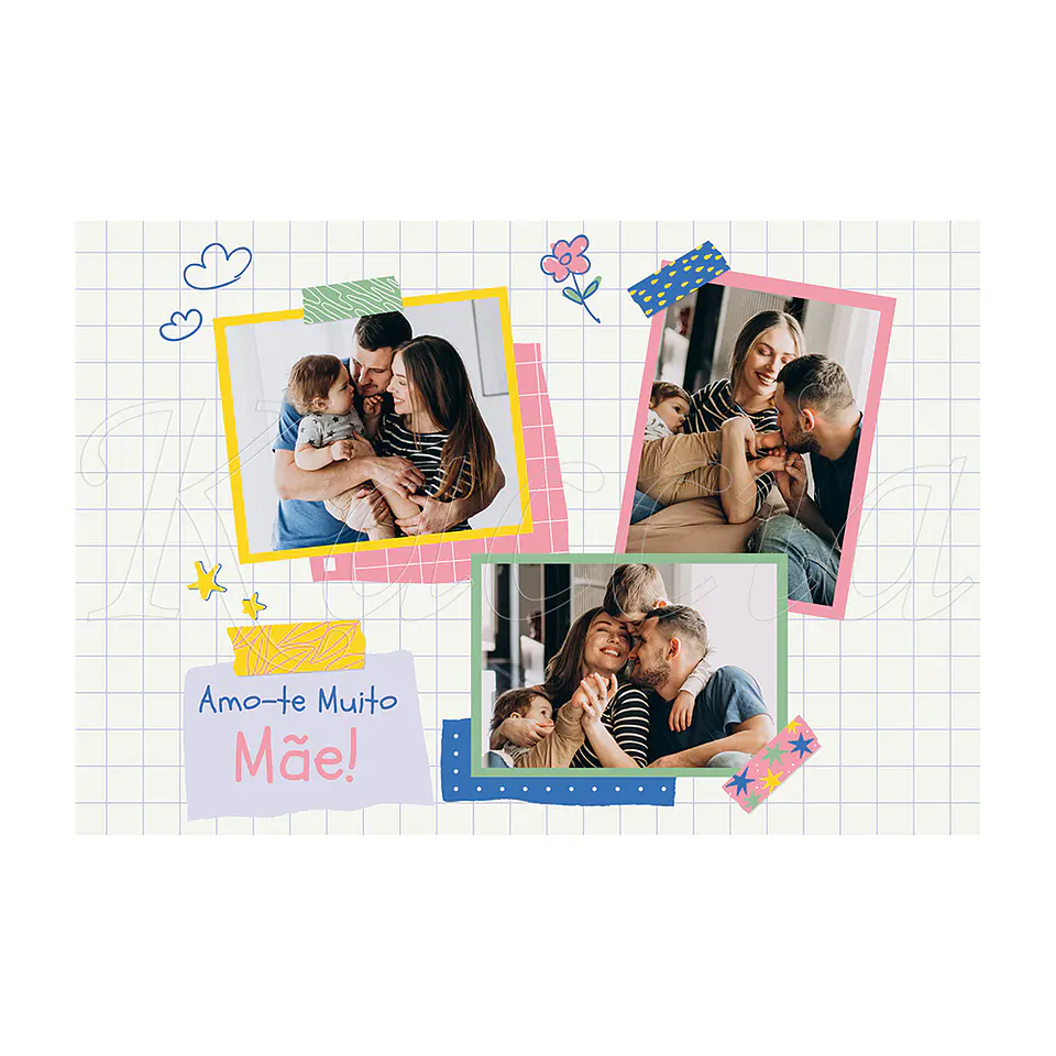 Puzzle Personalizado Collage Com Fotos e Frase 3