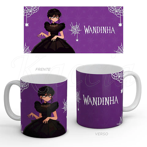 Caneca Wednesday Wandinha