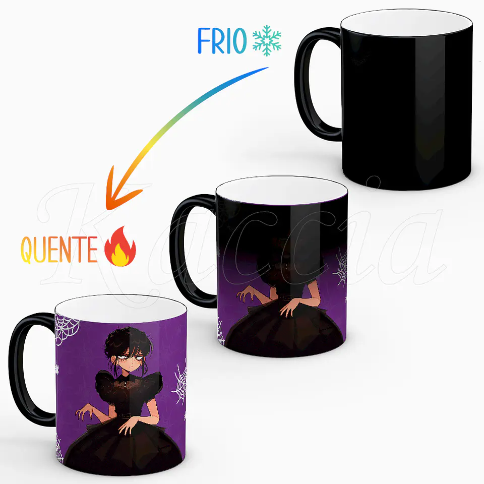 Caneca Wednesday Wandinha 2