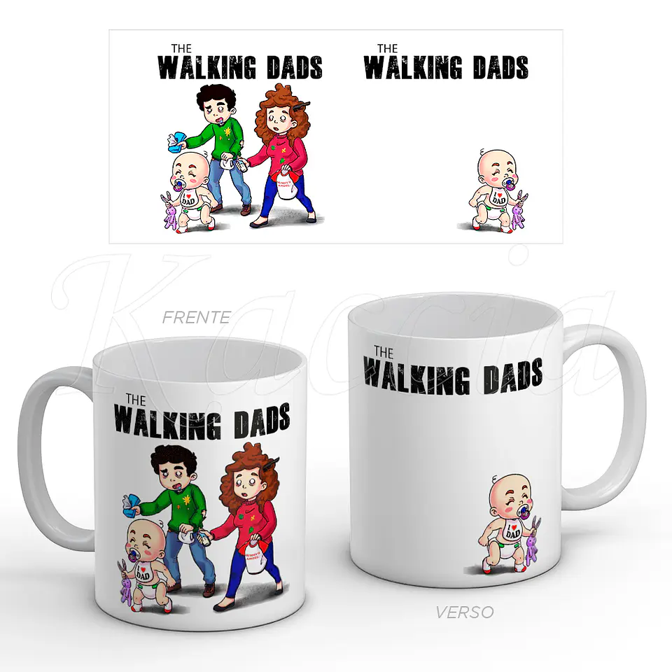 Caneca The Walking Dads 1