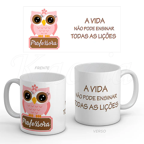 Caneca Professora Coruja