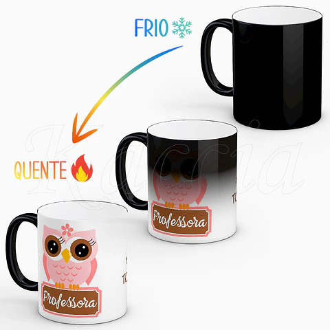 Caneca Professora Coruja