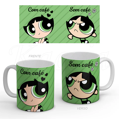 Caneca Com e Sem Café Buttercup