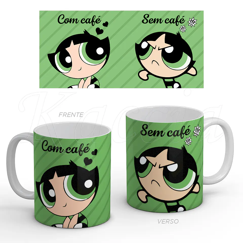 Caneca Com e Sem Café Buttercup 1