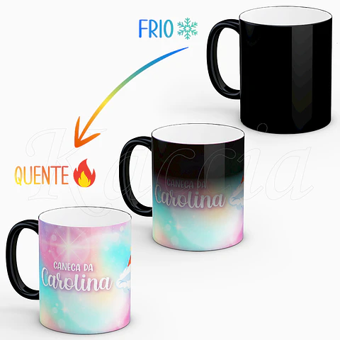 Caneca Personalizada Unicorn com Nome