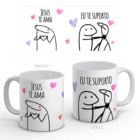 Caneca Jesus Te Ama, Eu te Suporto
