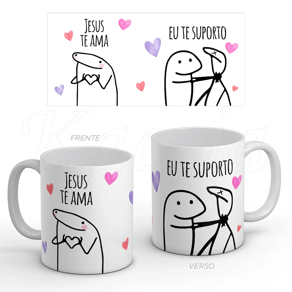 Caneca Jesus Te Ama, Eu te Suporto 1