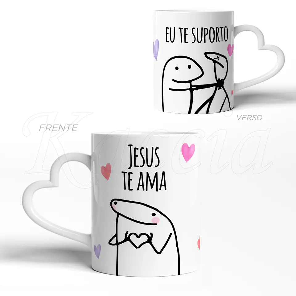 Caneca Jesus Te Ama, Eu te Suporto 3