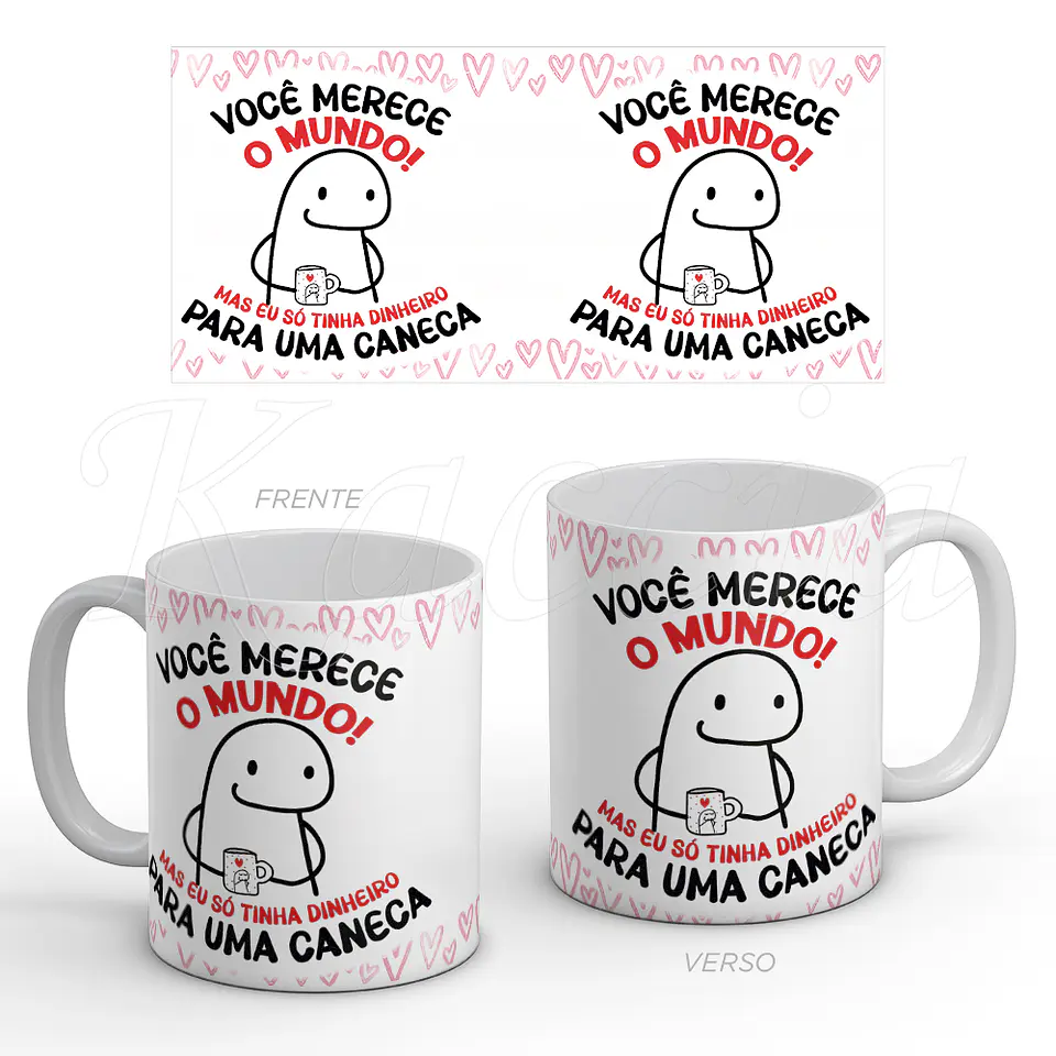 Caneca Só Tinha Dinheiro para uma Caneca Flork 1