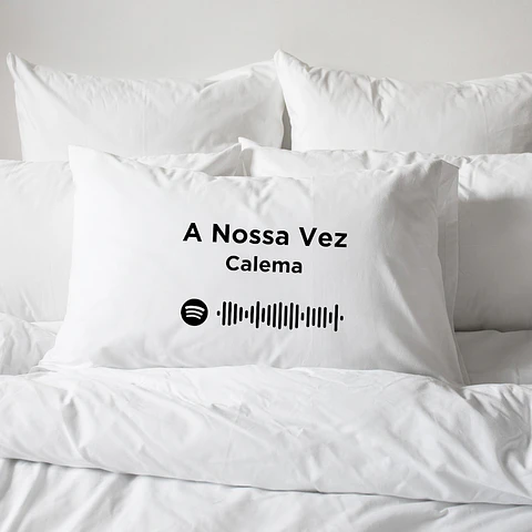 Fronha Personalizada Spotify Simple