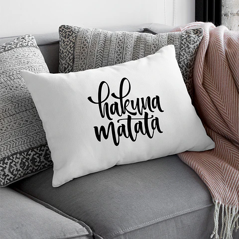 Fronha Personalizada Hakuna Matata