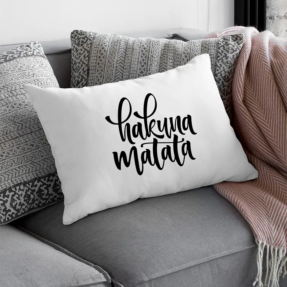 Fronha Personalizada Hakuna Matata 1