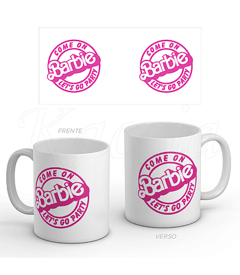 Caneca Barbie Let's Go Party