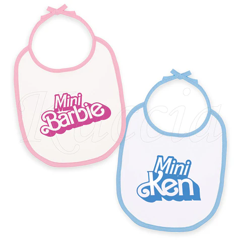 Babete para Bebé Mini Barbie & Mini Ken