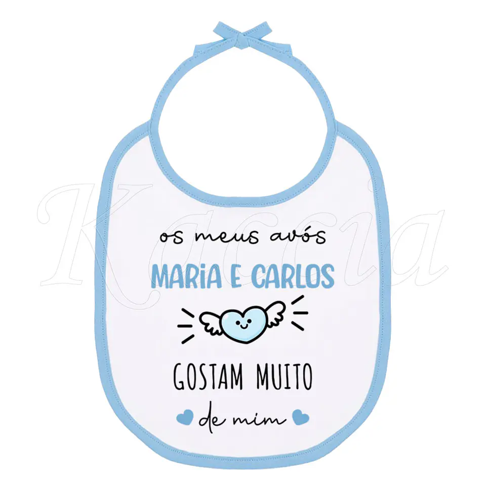 Babete para Bebé Meus Avós Gostam Muito de Mim 4