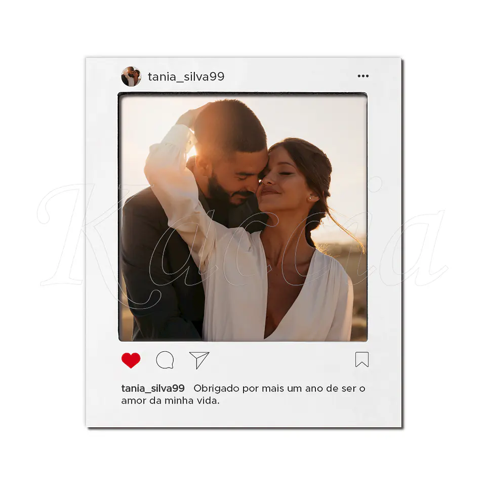 Íman Personalizado Polaroid Instagram com Foto 2