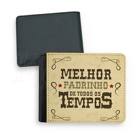 Carteira de Homem Personalizada Melhor de Todos os Tempos