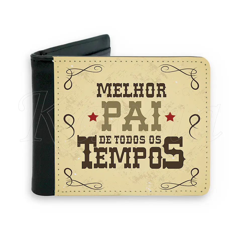 Carteira de Homem Personalizada Melhor de Todos os Tempos 1