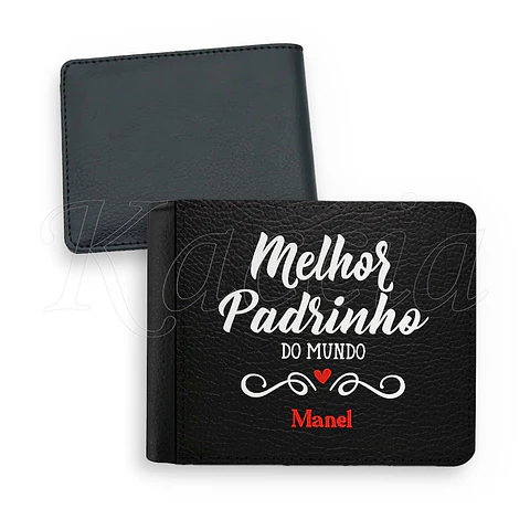 Carteira de Homem Personalizada Melhor do Mundo
