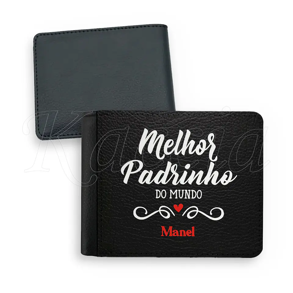 Carteira de Homem Personalizada Melhor do Mundo 2