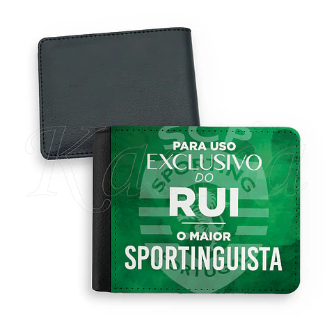 Carteira de Homem Personalizada Maior Sportinguista