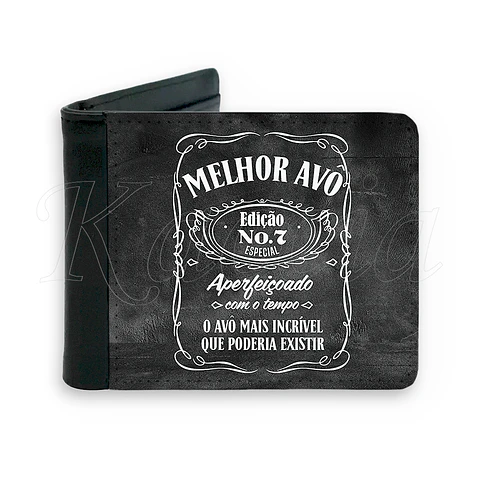 Carteira de Homem Personalizada J Daniel's 