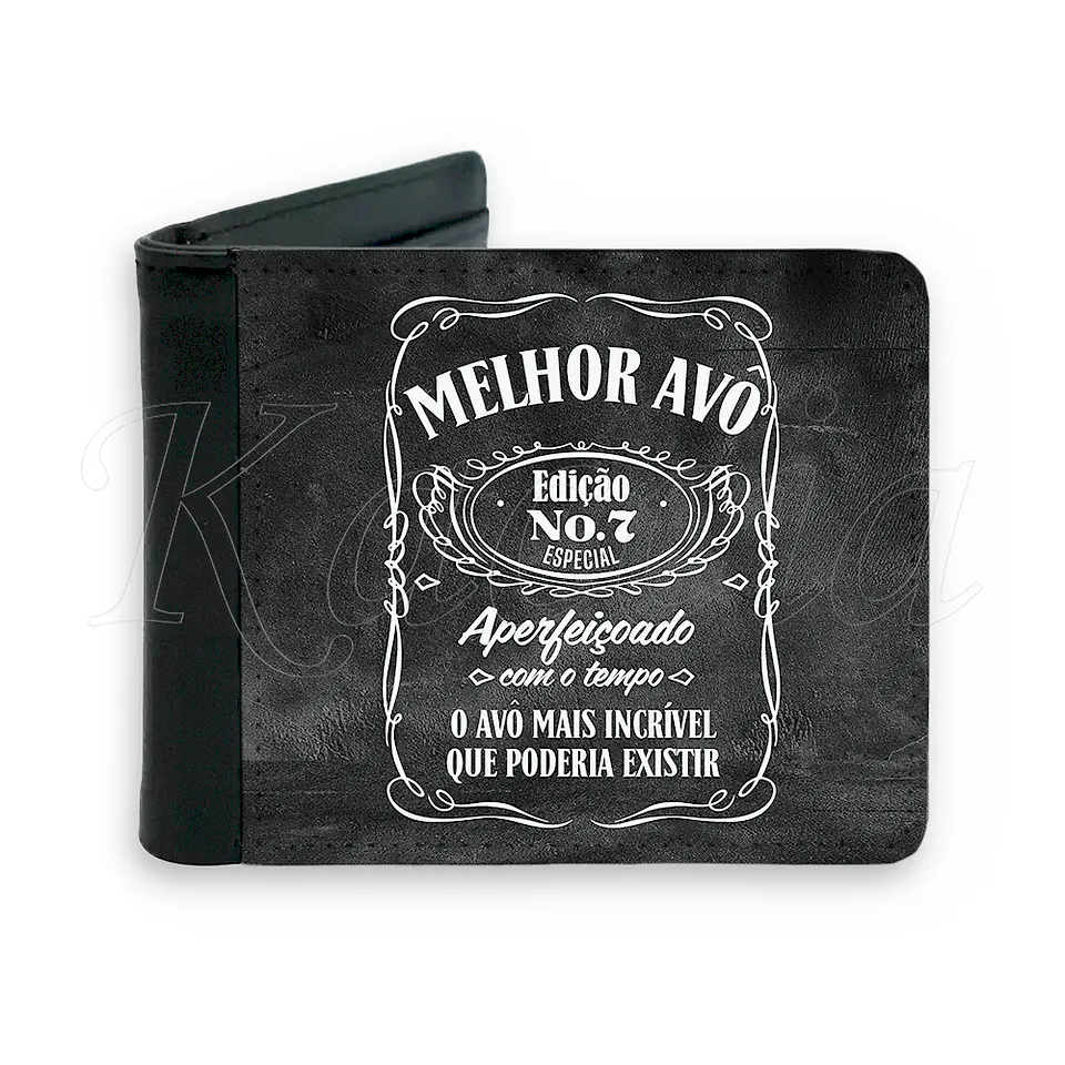Carteira de Homem Personalizada J Daniel's  1