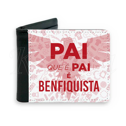 Carteira de Homem Personalizada Benfiquista